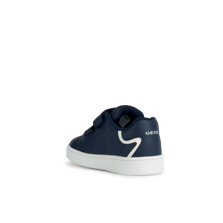GEOX B ECLYPER ΠΑΙΔΙΚΑ SNEΑKERS ME ΣΚΡΑΤΣ NAVY  ΜΠΛΕ   B365LA000BCC4002 